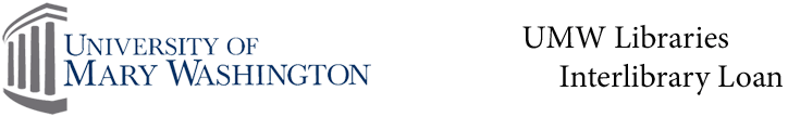 UMW Libraries Interlibrary Loan